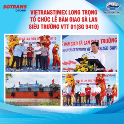 VIETRANSTIMEX solemnly organizes the Handover Ceremony of Oversized Barge VTT 01 (SG 9410)