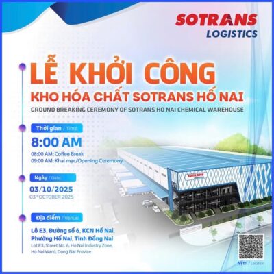 SOTRANS Ho Nai Chemical Warehouse - the largest chemical warehouse in Vietnam