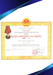 Huân chương Lao động hạng Nhì - 2005