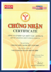 Giải thưởng Thương hiệu Mạnh Việt Nam - 2008