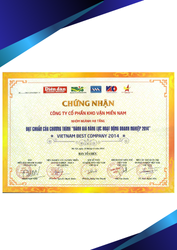 Giải thương Doanh nghiệp đạt chỉ số Tín nhiệm tốt nhất